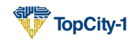 Top City 1 Islamabad logo in blue and gold colors