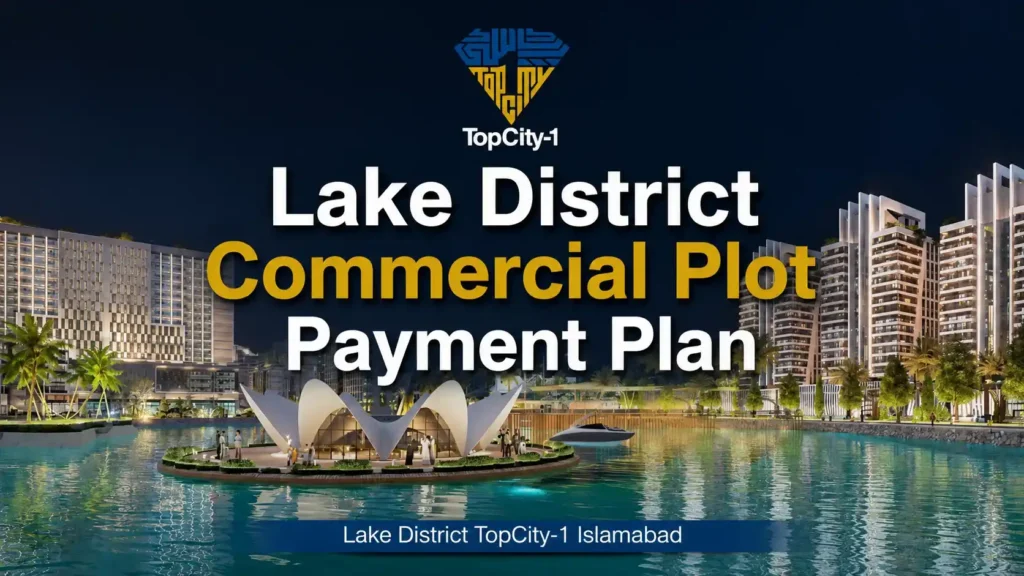 Lake District TopCity-1 Islamabad commercial plot payment plan